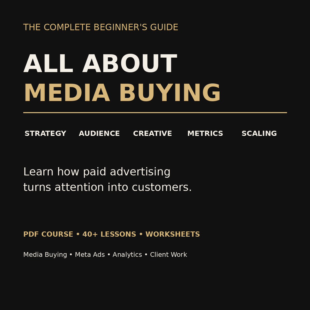 All About Media Buying